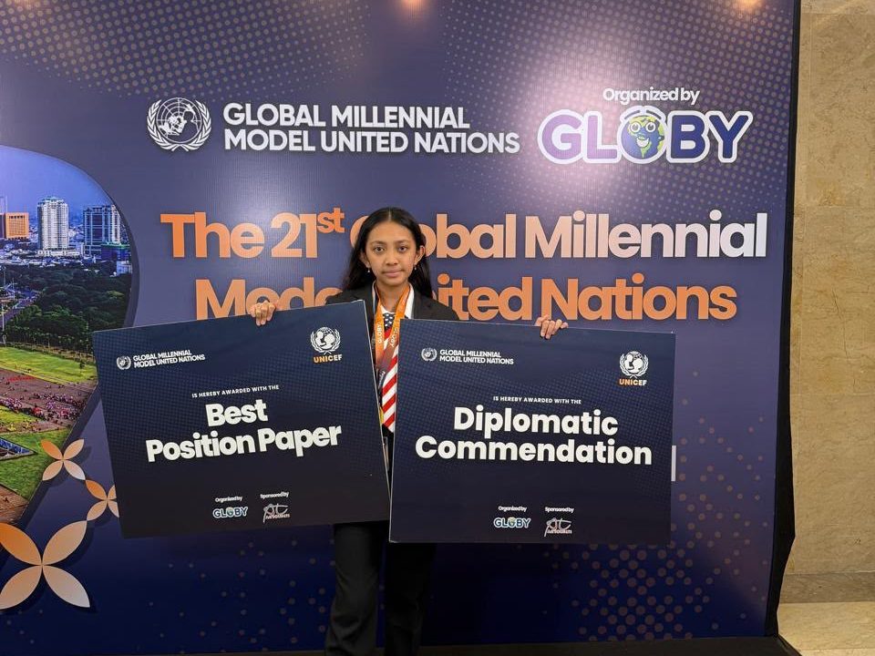 Clameera from Charis Global School Wins Double Awards at GM MUN 22nd Edition 2026